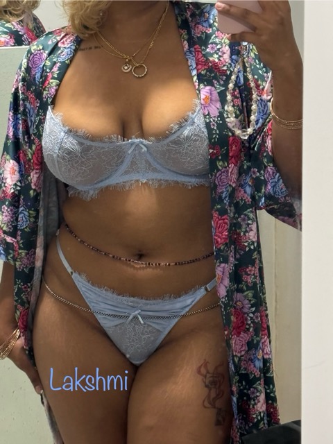 Lakshmi in blue